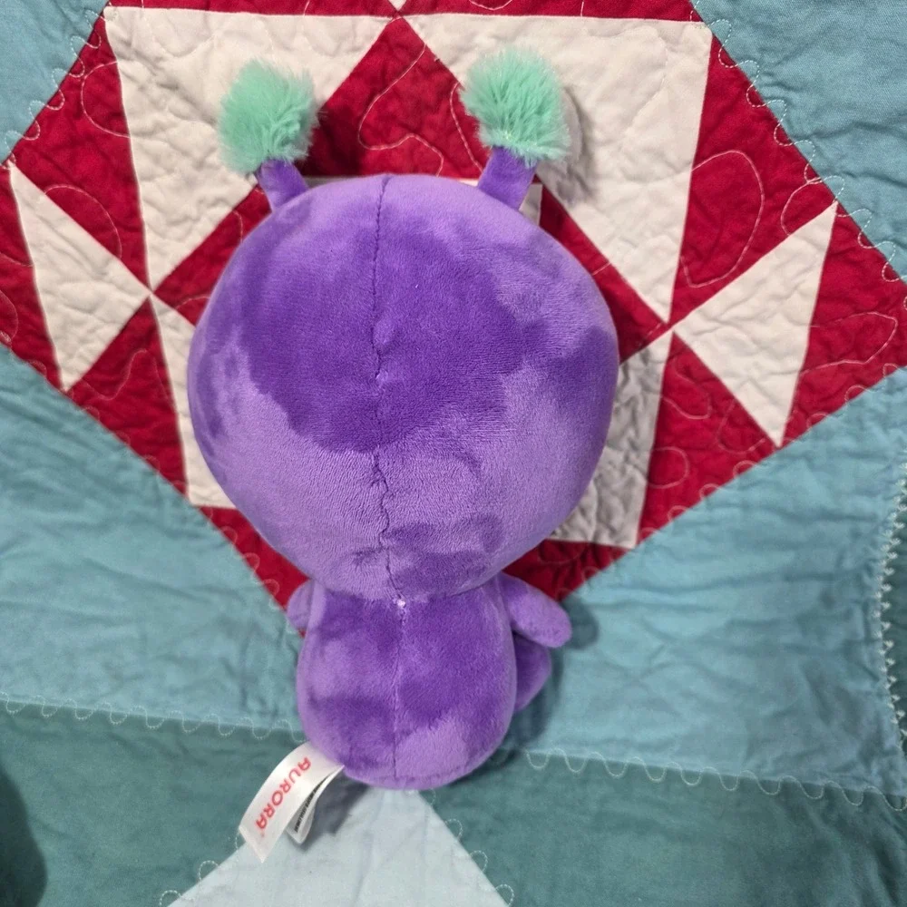 Aurora Purple‎ Three Eyed Alien Plush 8